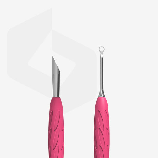 EMPUJADOR PARA MANICURA CON MANGO DE SILICONA