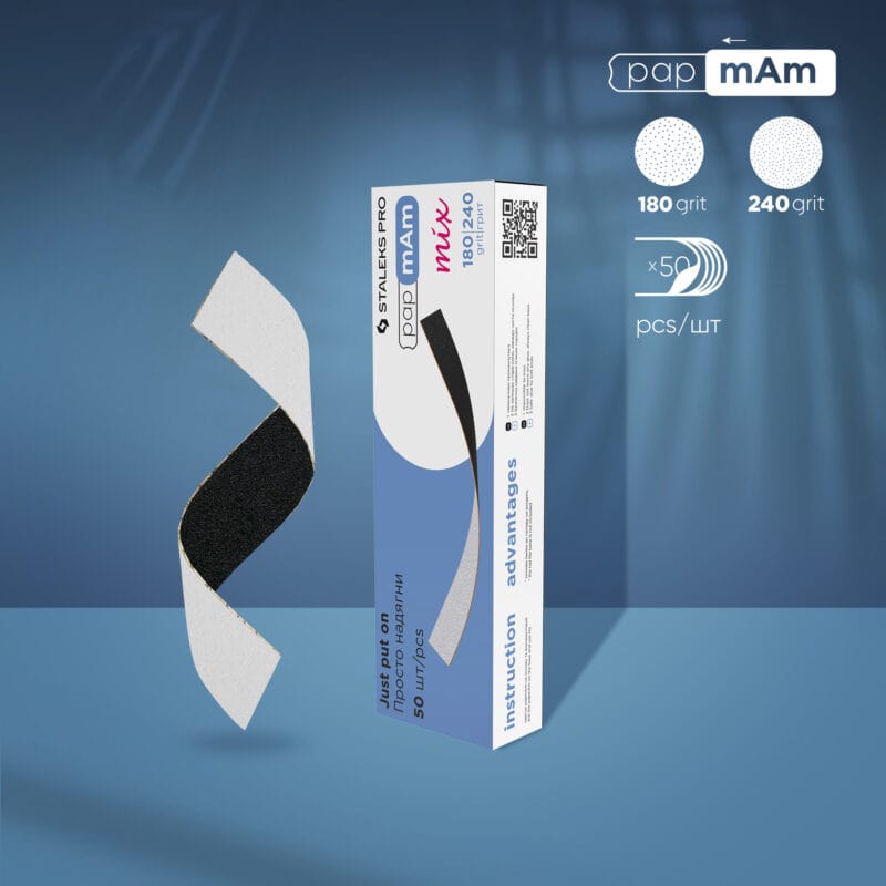 LIMAS DESECHABLES STALEKS 180/240 (50 unidades)