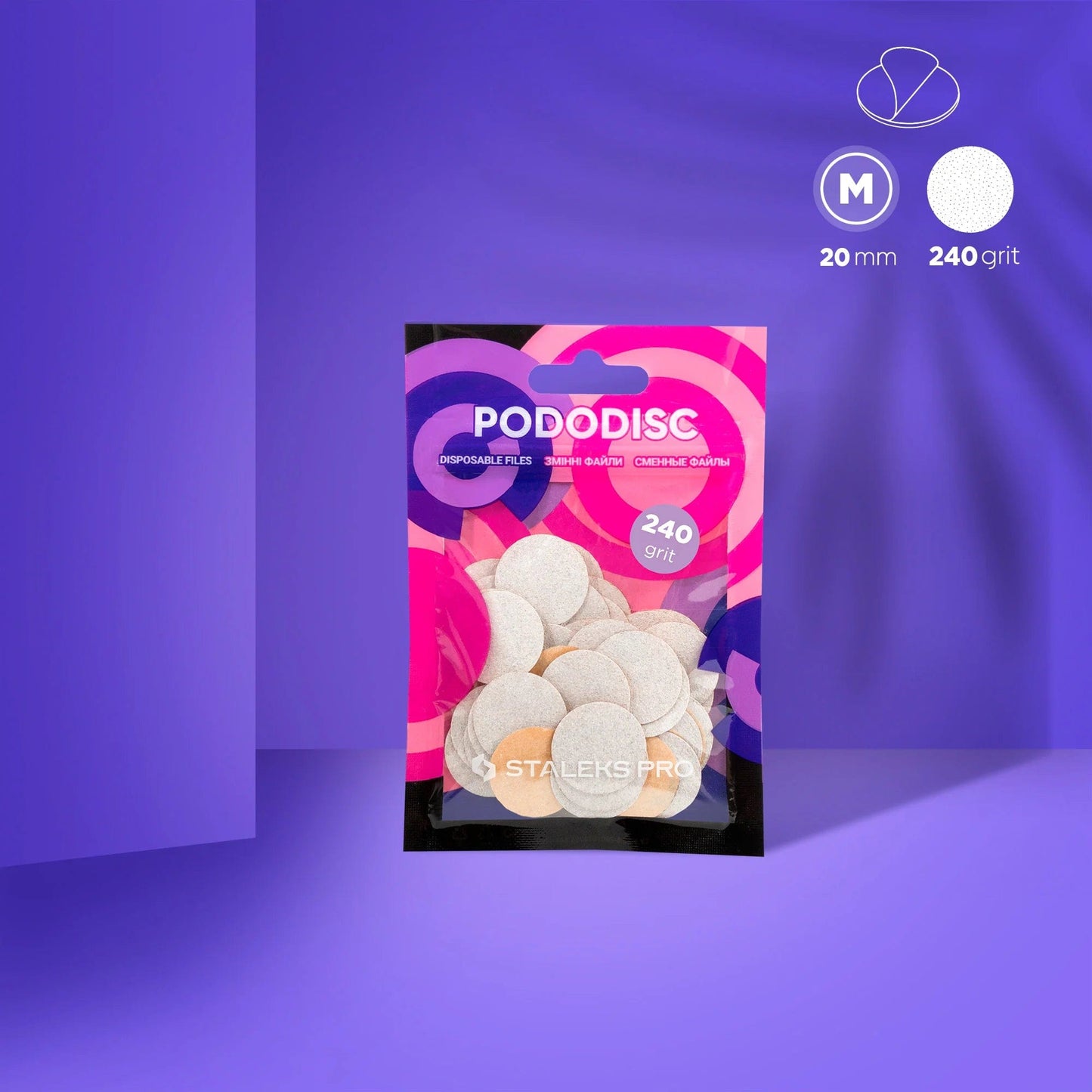 Recambios pododisc staleks 50 unidades ( tamaño M, 20mm )