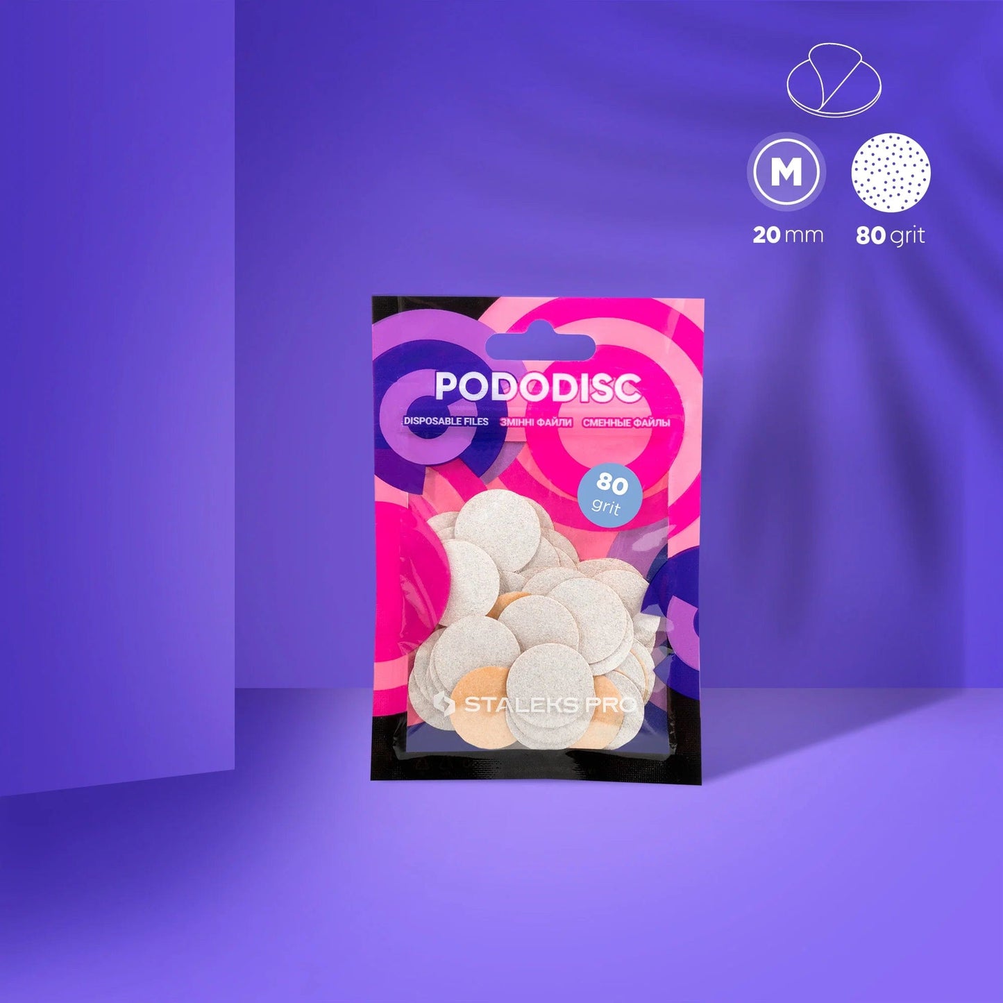 Recambios pododisc staleks 50 unidades ( tamaño M, 20mm )