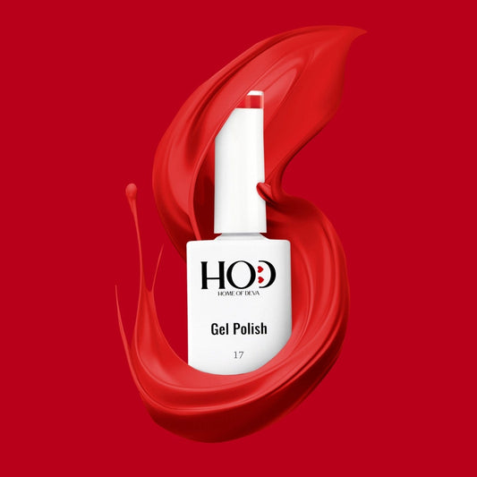 esmaltes semipermanentes rojos