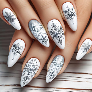 Uñas Navidad Elegantes