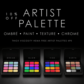 Coleccion Artist Palette 4pk de geles de decoracion de Ugly Duckling