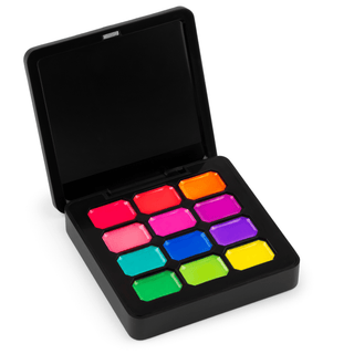 Paleta Artist Palette Glow con 12 geles de decoracion neon