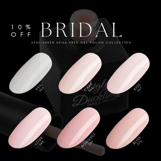 Coleccion Bridal de esmaltes semipermanentes de Ugly Duckling