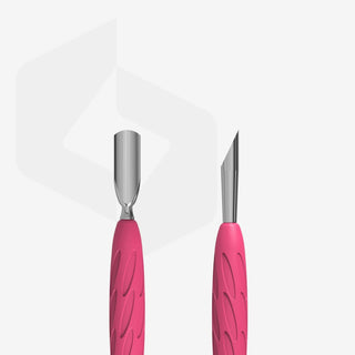 EMPUJADOR PARA MANICURA CON MANGO DE SILICONA "GUMMY" UNIQ 10 TYPE 2