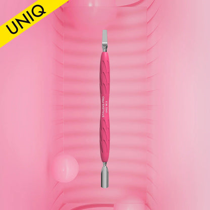EMPUJADOR PARA MANICURA CON MANGO DE SILICONA "GUMMY" UNIQ 10 TYPE 5