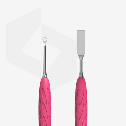 EMPUJADOR PARA MANICURA CON MANGO DE SILICONA "GUMMY" UNIQ 11 TYPE 1