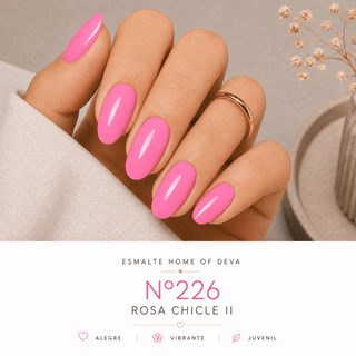 ESMALTE SEMIPERMANENTE ROSA 15 ml