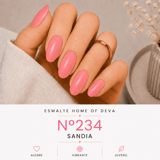 ESMALTE SEMIPERMANENTE CORAL 15ml