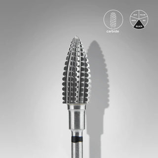 FRESA DE CARBURO STALEKS CONO CINTURON NEGRO (retirada rápida)