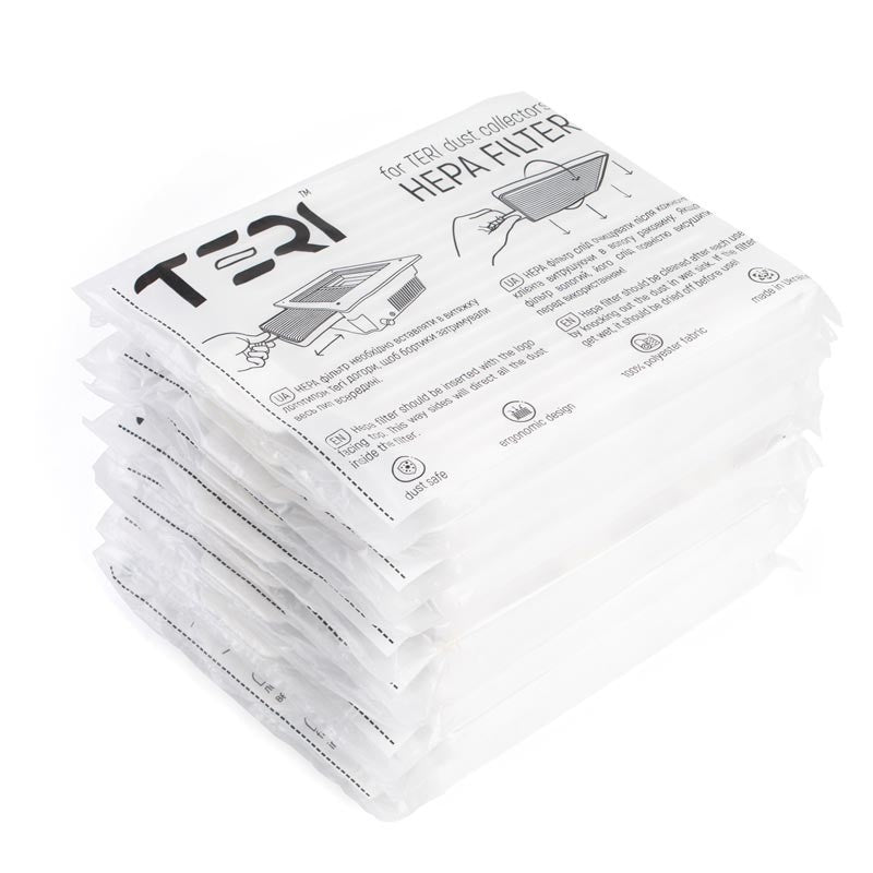 PACK DE 10 FILTROS HEPA ASPIRADOR TERI