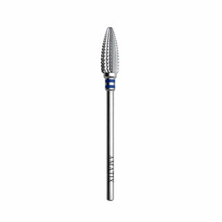 Cross Cone para zurdas de corte medio, vista completa con el vástago grabado Amatix