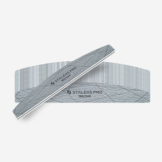 Limas minerales Staleks SMART 40 media luna grano 180/240 sobre fondo blanco