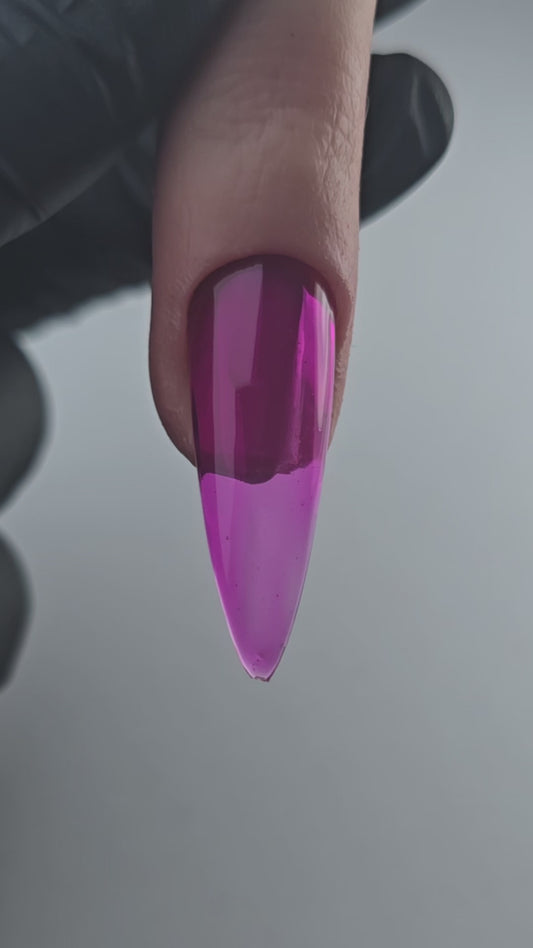 Esmalte semipermanente N217 Rosa efecto gelatina (translúcido)